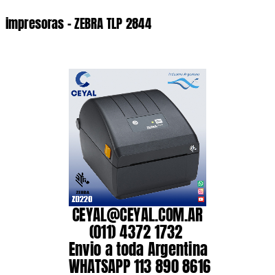 impresoras – ZEBRA TLP 2844