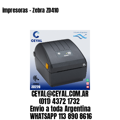 impresoras – Zebra ZD410