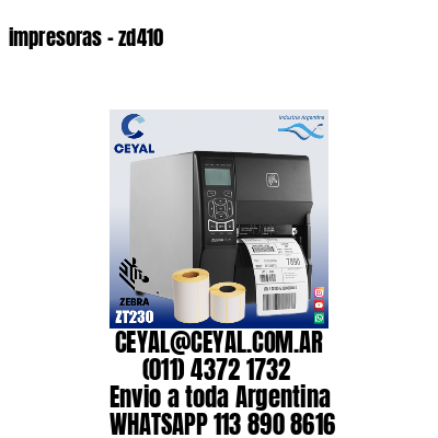 impresoras – zd410