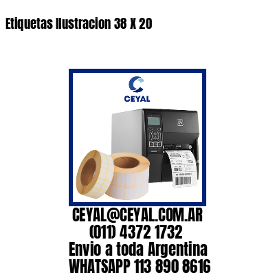 Etiquetas Ilustracion 38 X 20