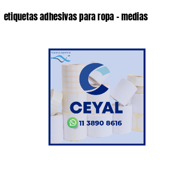 etiquetas adhesivas para ropa - medias
