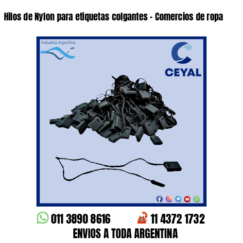 Hilos de Nylon para etiquetas colgantes – Comercios de ropa