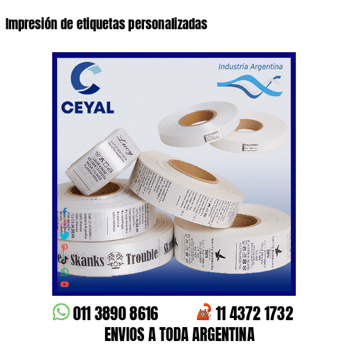 Impresión de etiquetas personalizadas