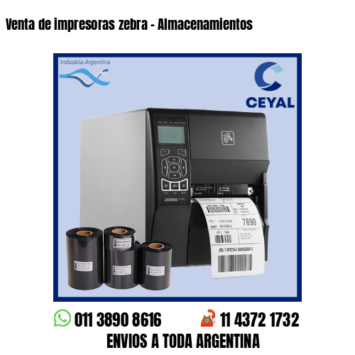 Venta de impresoras zebra – Almacenamientos