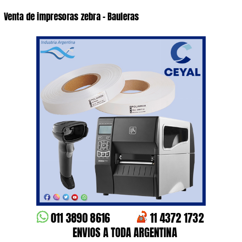 Venta de impresoras zebra – Bauleras
