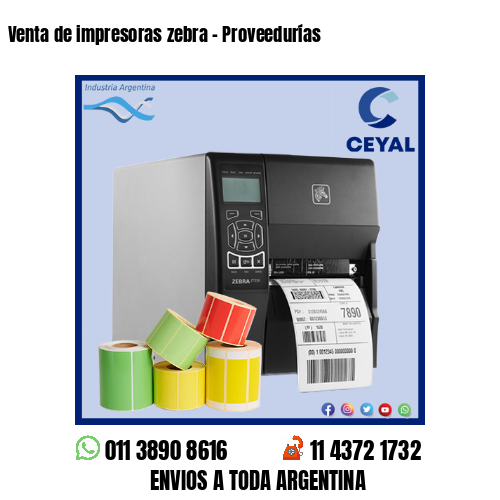 Venta de impresoras zebra – Proveedurías
