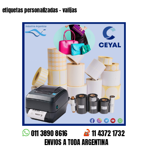 etiquetas personalizadas – valijas