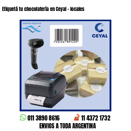 Etiquetá tu chocolatería en Ceyal – locales