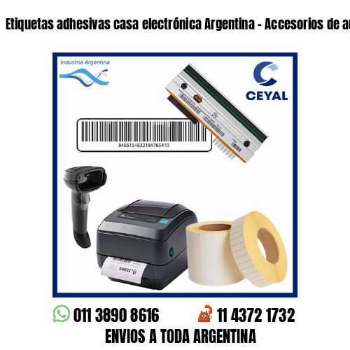 Etiquetas adhesivas casa electrónica Argentina – Accesorios de audios