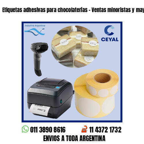 Etiquetas adhesivas para chocolaterías – Ventas minoristas y mayoristas