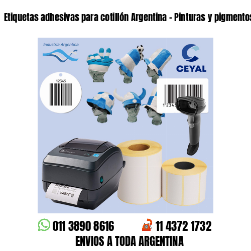 Etiquetas adhesivas para cotillón Argentina – Pinturas y pigmentos