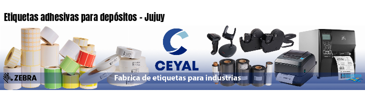 Etiquetas adhesivas para depósitos - Jujuy