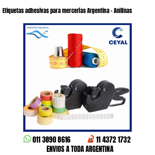 Etiquetas adhesivas para mercerías Argentina – Anilinas
