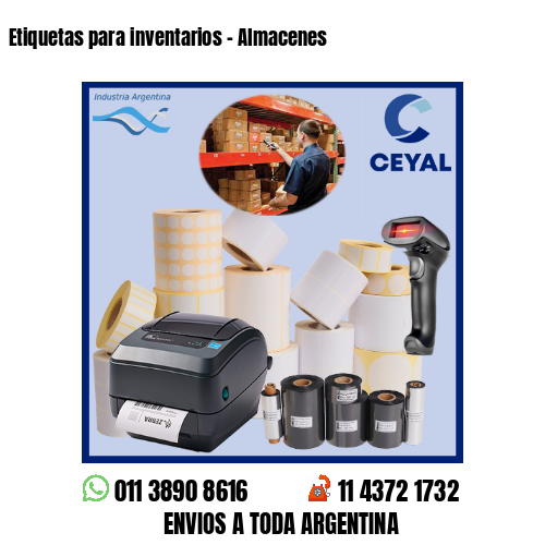 Etiquetas para inventarios – Almacenes