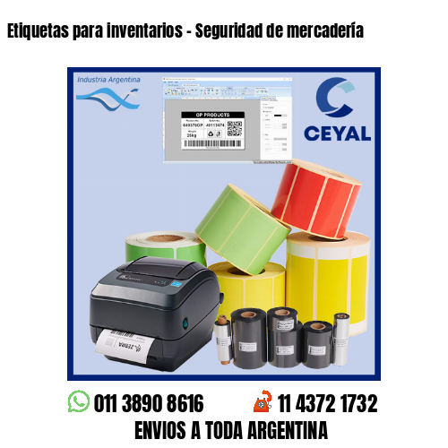 Etiquetas para inventarios – Seguridad de mercadería