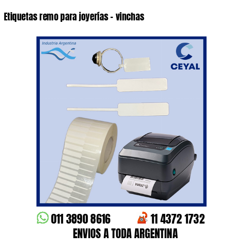 Etiquetas remo para joyerías – vinchas
