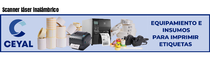 Scanner láser inalámbrico
