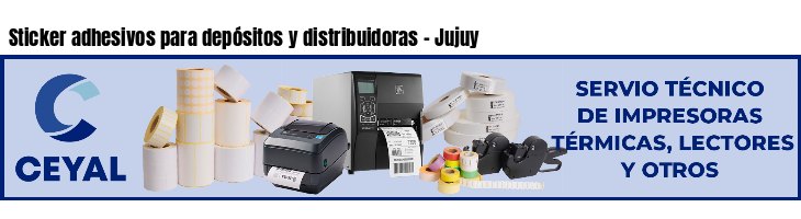 Sticker adhesivos para depósitos y distribuidoras - Jujuy