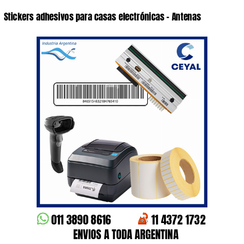 Stickers adhesivos para casas electrónicas – Antenas