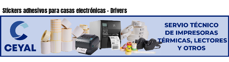 Stickers adhesivos para casas electrónicas - Drivers