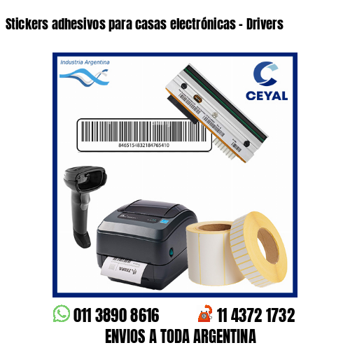 Stickers adhesivos para casas electrónicas – Drivers