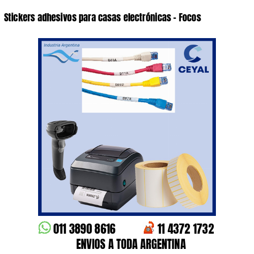 Stickers adhesivos para casas electrónicas – Focos
