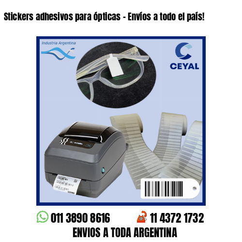 Stickers adhesivos para ópticas – Envíos a todo el país!