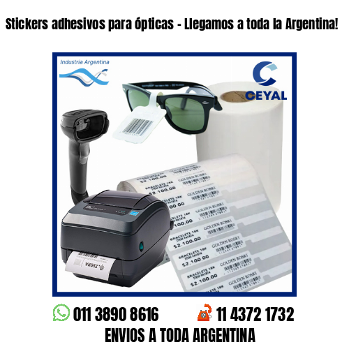 Stickers adhesivos para ópticas – Llegamos a toda la Argentina!