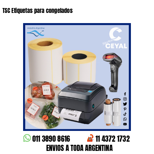 TSC Etiquetas para congelados