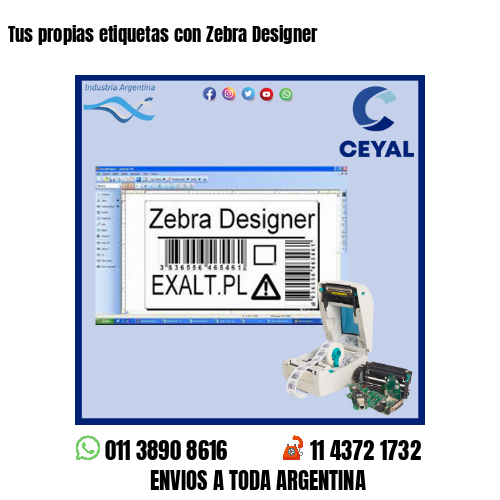 Tus propias etiquetas con Zebra Designer