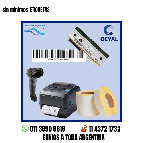 sin minimos ETIQUETAS