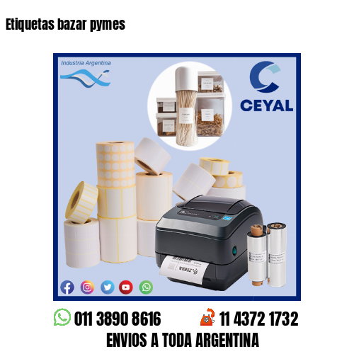 Etiquetas bazar pymes