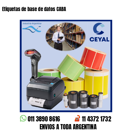 Etiquetas de base de datos CABA
