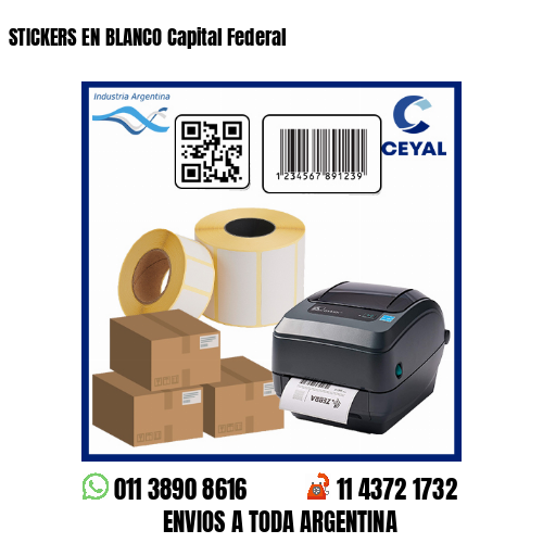 STICKERS EN BLANCO Capital Federal