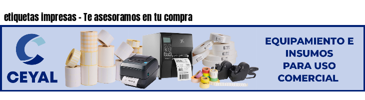 etiquetas impresas - Te asesoramos en tu compra