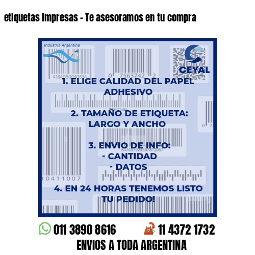 etiquetas impresas – Te asesoramos en tu compra