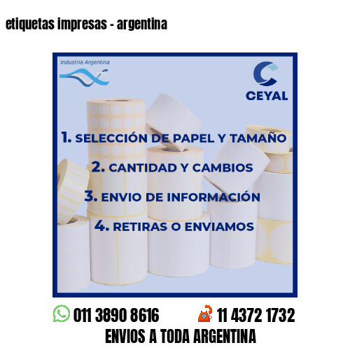 etiquetas impresas – argentina