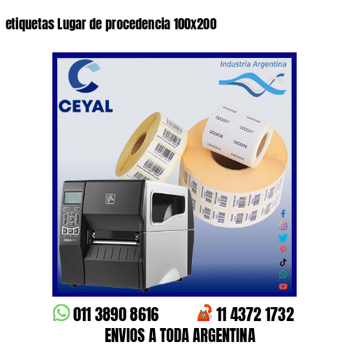 etiquetas Lugar de procedencia 100×200