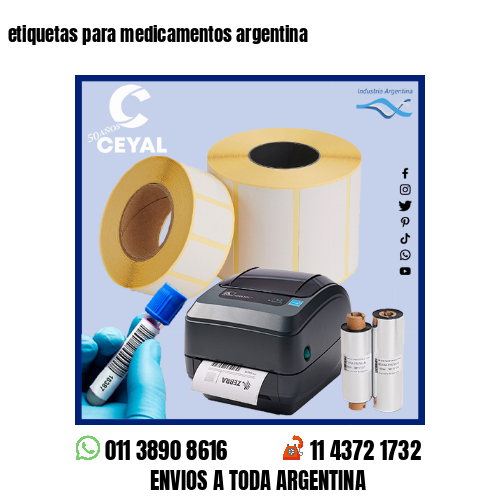 etiquetas para medicamentos argentina