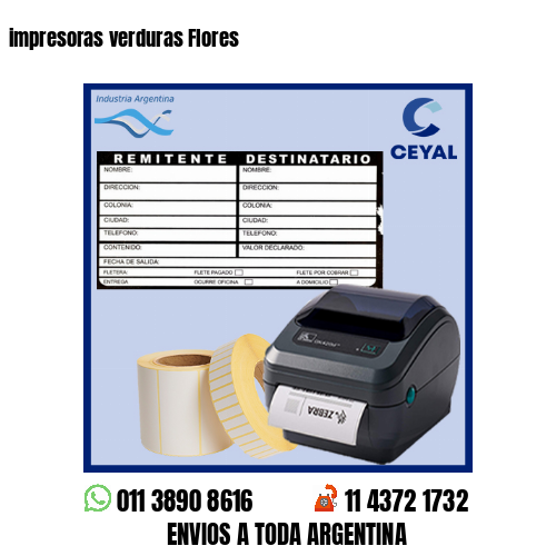 impresoras verduras Flores