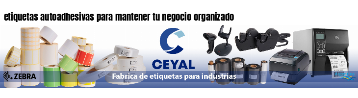 etiquetas autoadhesivas para mantener tu negocio organizado