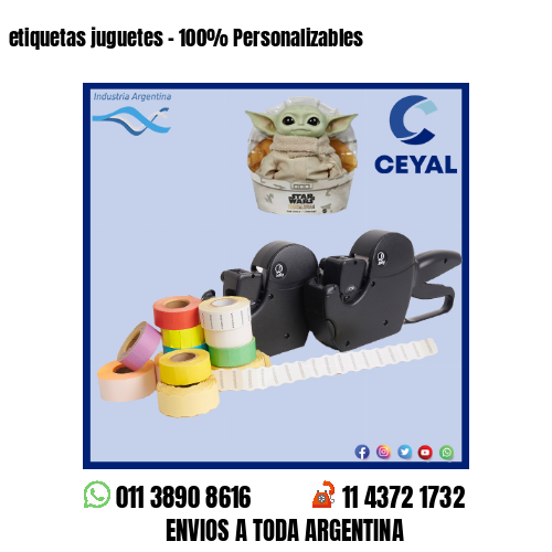 etiquetas juguetes – 100% Personalizables