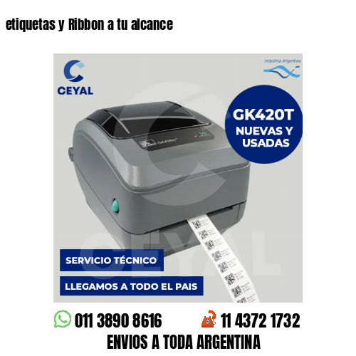 etiquetas y Ribbon a tu alcance