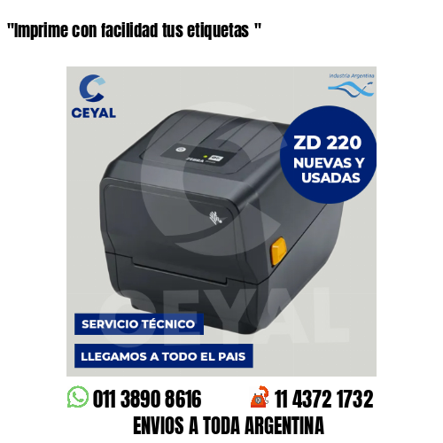 «Imprime con facilidad tus etiquetas	«