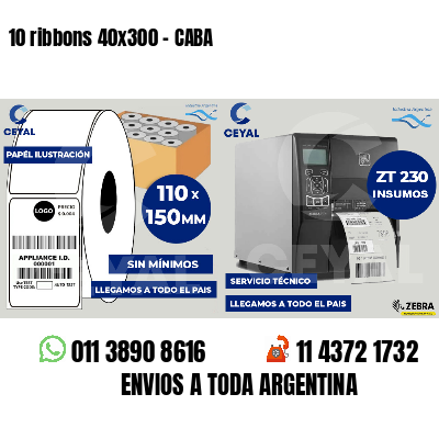 10 ribbons 40x300 - CABA