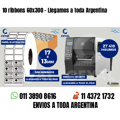 10 ribbons 60x300 - Llegamos a toda Argentina