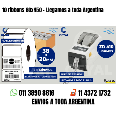 10 ribbons 60x450 - Llegamos a toda Argentina