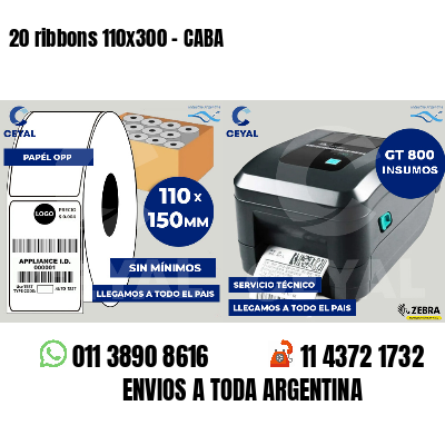 20 ribbons 110x300 - CABA