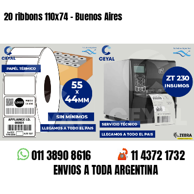 20 ribbons 110x74 - Buenos Aires