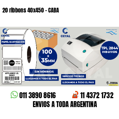 20 ribbons 40x450 - CABA
